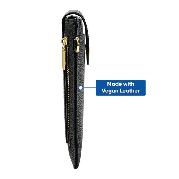 ONN   Universal Crossbody Phone Bag  and Wallet  Case  XXL - Black - Picture 4 of 7